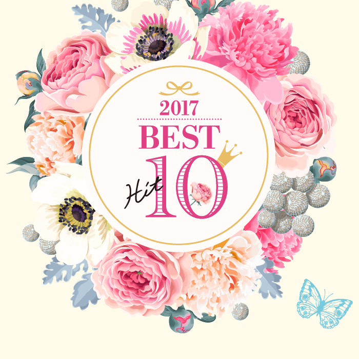 シャボンフラワー年間ヒット商品 BEST 10